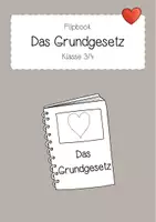Vorschau - Arbeitsblätter - Flipbook: Das Grundgesetz der BRD - Deckblatt