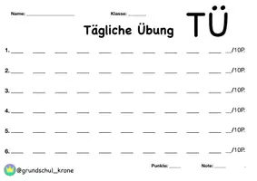 Vorschau - Aufgabenkarten - TÜ Tägliche Übung - Mathematik - Seite 1