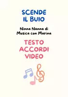 anteprima - Video - SCENDE IL BUIO – Ninna nanna per bambini - Pagina di copertina