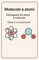 anteprima - Presentazioni / Lavagne - Distinguere tra atomi e molecole: presentazione - Pagina di copertina