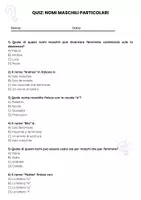 anteprima - Quiz - Nomi machili particolari - Pagina 1