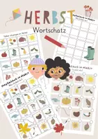Vorschau - Arbeitsblätter - Herbst Wortschatz Lernwörter Grundschule - Deckblatt
