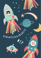 Vorschau - Mal- und Bastelvorlagen - Geburtstagsrakete für Schüler und Schülerinnen - Deckblatt