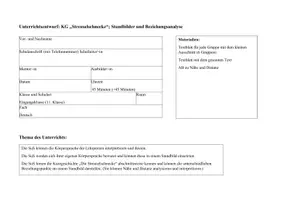 Vorschau - Stundenentwürfe - Kurzgeschichte Streuselschnecke-Beziehungsanalyse Standbild - Seite 1