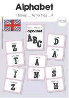 Vorschau - Spiele - Alphabet: I have Who has (Lesespiel) - Deckblatt