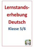 Vorschau - Arbeitsblätter - Lernstandserhebung (Deutsch 5/6) - Deckblatt