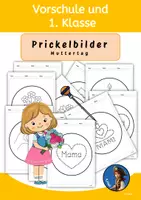 Vorschau - Mal- und Bastelvorlagen - Prickelbilder_ Vorschule und 1. Klasse Muttertagmotive - Deckblatt