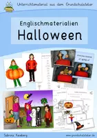 Vorschau - Arbeitsblätter - Halloween (Englisch, Grundschule, inkl. Storytelling) - Deckblatt