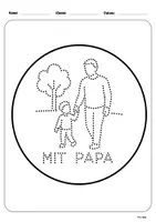 Vorschau - Mal- und Bastelvorlagen - Prickelbilder_ Vorschule und 1. Klasse Vatertagmotive - Seite 2