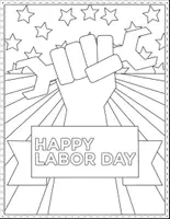 Vorschau - Arbeitsblätter - Labor Day Coloring Pages - Seite 2