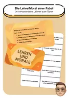 Vorschau - Arbeitsblätter - Die Lehre/Moral in der Fabel (Übung) - Deckblatt