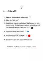 Vorschau - Arbeitsblätter - Montessori Heft. Wortarten bestimmen. Herbst- Sätze - Seite 3
