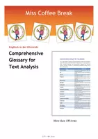 Vorschau - Merkblätter - Text Analysis - Glossary - Deckblatt