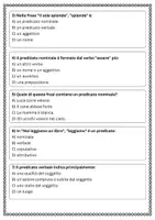 anteprima - Esercizi - Predicato nominale vs predicato verbale: esercizi - Pagina 2