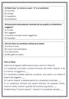 anteprima - Esercizi - Predicato nominale vs predicato verbale: esercizi - Pagina 3