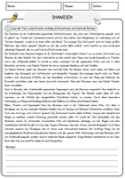 Vorschau - Arbeitsblätter - Shamisen Musik Lesetext mit Richtig Falsch Multiple Choice und Offenen Fragen - Seite 1
