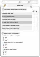 Vorschau - Arbeitsblätter - Shamisen Musik Lesetext mit Richtig Falsch Multiple Choice und Offenen Fragen - Seite 2