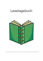 Vorschau - Anderer Materialtyp - Lesetagebuch - zu jedem beliebigen Buch einsetzbar - Deckblatt