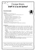 Vorschau - Arbeitsblätter - Escape Room Halloween Deutsch 5-7 Spukhaus - Seite 1