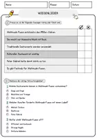 Vorschau - Arbeitsblätter - Wiegenlieder Musik Lesetext mit Richtig Falsch Multiple Choice und Offenen Fragen - Seite 2