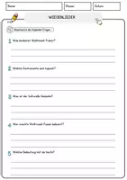 Vorschau - Arbeitsblätter - Wiegenlieder Musik Lesetext mit Richtig Falsch Multiple Choice und Offenen Fragen - Seite 3