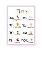 Προεπισκόπηση - Flashcards - Καρτέλες με Συλλαβές Πρώτης Ανάγνωσης (Π, Σ, Τ) - Δείγμα Δωρεάν - Σελίδα 1