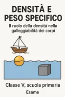 anteprima - Compiti in classe/Test - Esame: densità e galleggiabilità dei corpi - Pagina di copertina