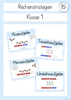 Vorschau - Poster - Materialpaket - Rechenstrategien (Klasse 1) - Deckblatt