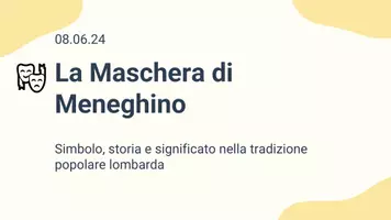 anteprima - Presentazioni / Lavagne - La maschera di Meneghino: presentazione - Pagina 1