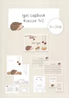 Vorschau - Arbeitsblätter - Das Igel Lapbook, 1./2. Klasse - Deckblatt