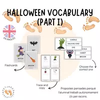 Vista previa - Juegos / Gamificación - HALLOWEEN VOCABULARY (PART I) - Portada