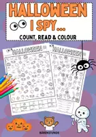 Vorschau - Mal- und Bastelvorlagen - Halloween I Spy: Count, Read & Colour (Englisch Grundschule) - Deckblatt