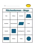 Vorschau - Spiele - Bingo Flächenformen - Deckblatt