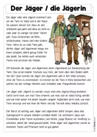 Vorschau - Arbeitsblätter - Der Wald - Berufe - FörsterIn & JägerIn - Seite 3