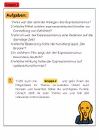 Vorschau - Arbeitsblätter - Moderne Kunst Gruppenarbeit: Expressionismus, Kubismus, Surrealismus & Pop-Art - Seite 2