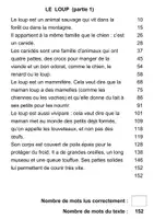 Aperçu - Feuilles d'exercices - LE LOUP fluence et compréhension (GS et cycle 2) - Page de couverture