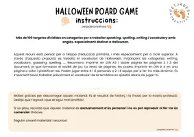 Vista previa - Juegos / Gamificación - HALLOWEEN BOARD GAME - petjadescreatives - página 1