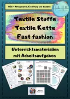 Vorschau - Stundenentwürfe - ✅Preisvorteil 🧵Materialpaket Textile Stoffe / Versuche / Textile Flächen - Seite 1