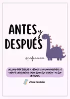 Vista previa - Juegos / Gamificación - ANTES y DESPUÉS DINOS 0 a 100 - Portada