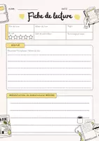 Vorschau - Arbeitsblätter - Fiche de lecture - Buchvorstellung - Deckblatt