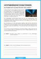Vorschau - Arbeitsblätter - Technik - Lichtabhängige Schaltungen - Seite 2