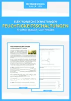 Vorschau - Arbeitsblätter - Technik - Feuchtigkeitsschaltungen - Deckblatt