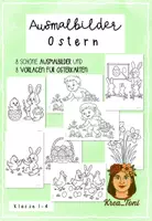 Vorschau - Mal- und Bastelvorlagen - Kostenlos: Ausmalbilder zu Ostern - Deckblatt