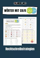 Vorschau - Arbeitsblätter - FRESCH-Methode - Schwingen und Ableiten (Schwerpunkt: Wörter mit ck/k) - Deckblatt