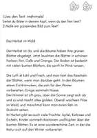 Vorschau - Arbeitsblätter - Differenzierte Lese-Abschreibübung zum Herbst ohne Schnickschnack - Seite 2