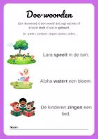 Voorbeeld - Doe-woorden bundel - Voorblad
