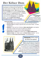 Vorschau - Arbeitsblätter - Der Kölner Dom – Ein echtes Highlight am Rhein - Deckblatt