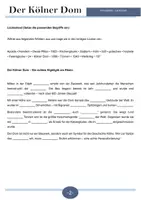 Vorschau - Arbeitsblätter - Der Kölner Dom – Ein echtes Highlight am Rhein - Seite 1