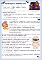 Vista previa - Unidades / Secuencias / Situaciones de Aprendizaje - Problemas Halloween Cuarto Primaria - Portada