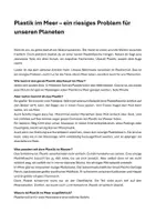 Vorschau - Audio-Dateien - Plastik im Meer (PDF + MP3) - Seite 1